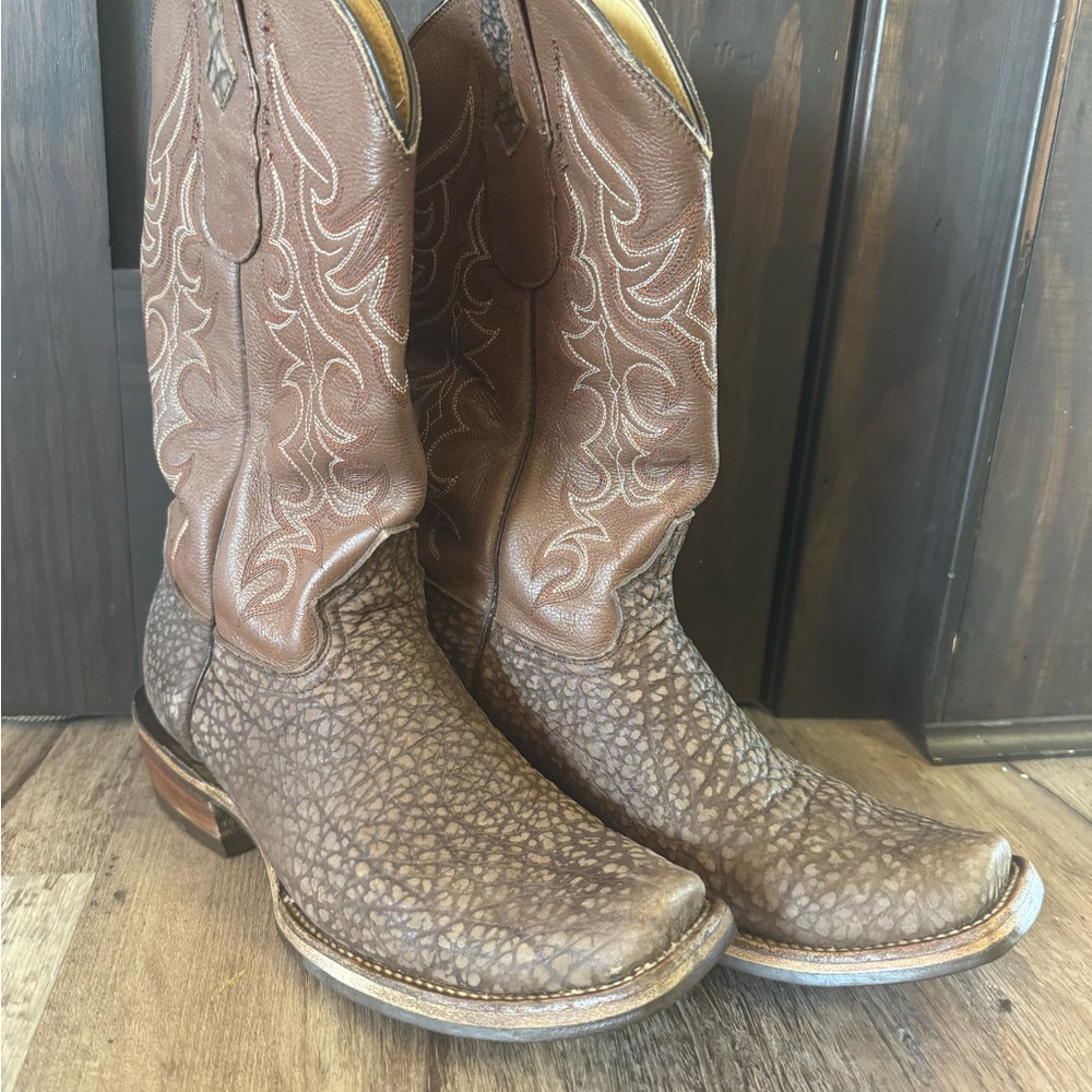 Serna Brown Elephant Cowboy Boots